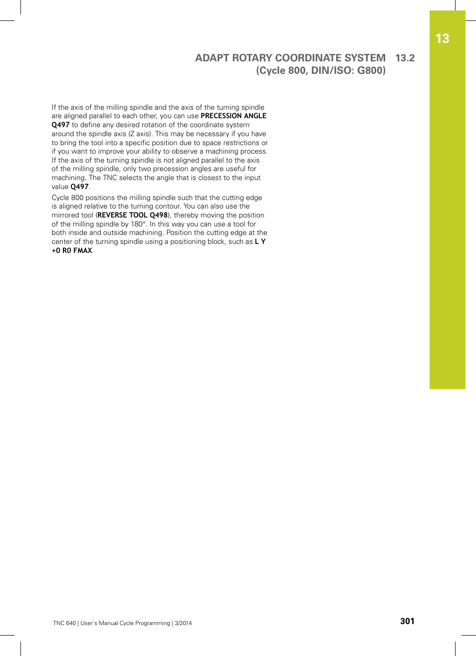 HEIDENHAIN TNC 640 (34059x-04) Cycle programming User Manual | Page 301 / 603