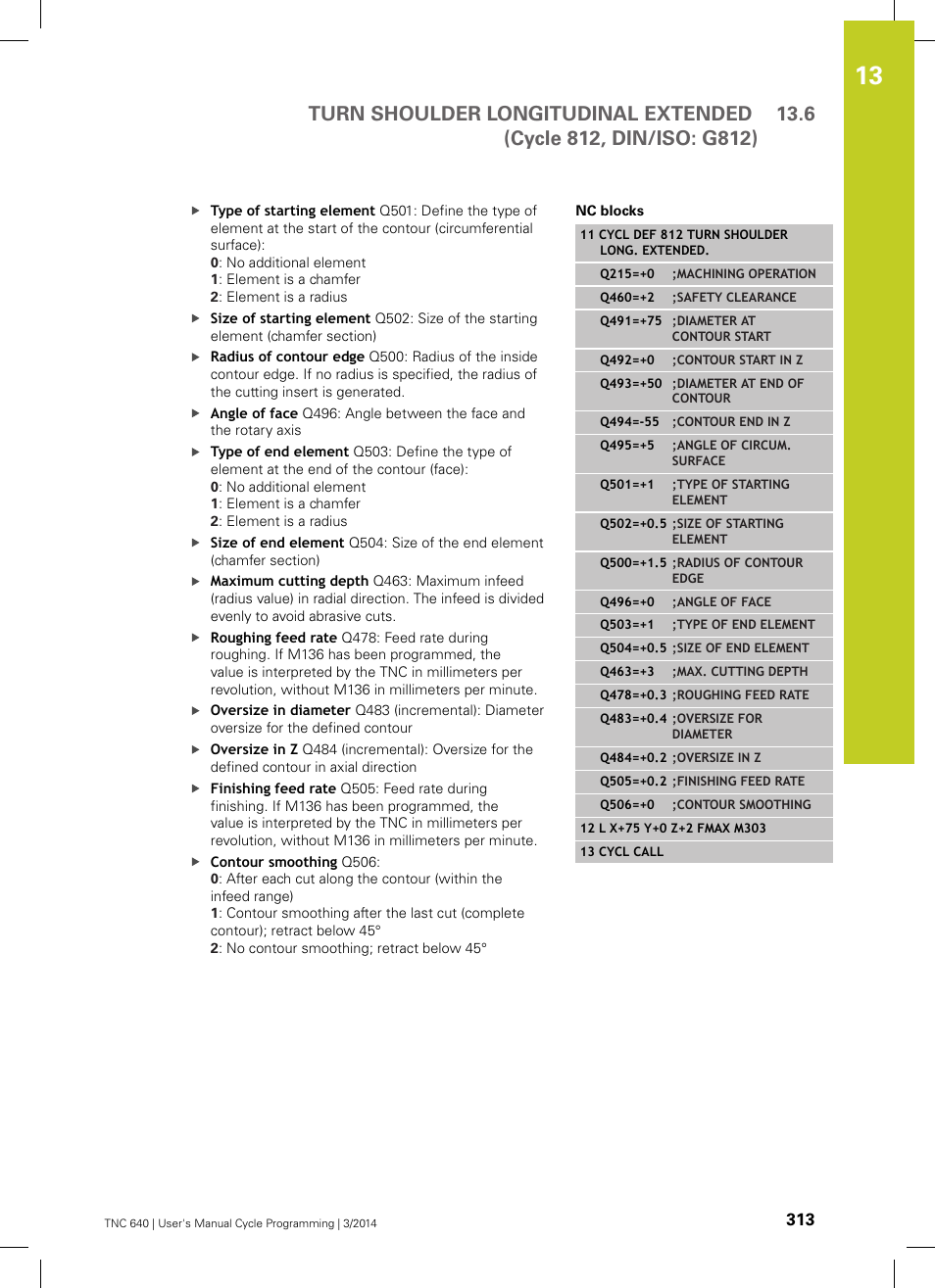 HEIDENHAIN TNC 640 (34059x-04) Cycle programming User Manual | Page 313 / 603