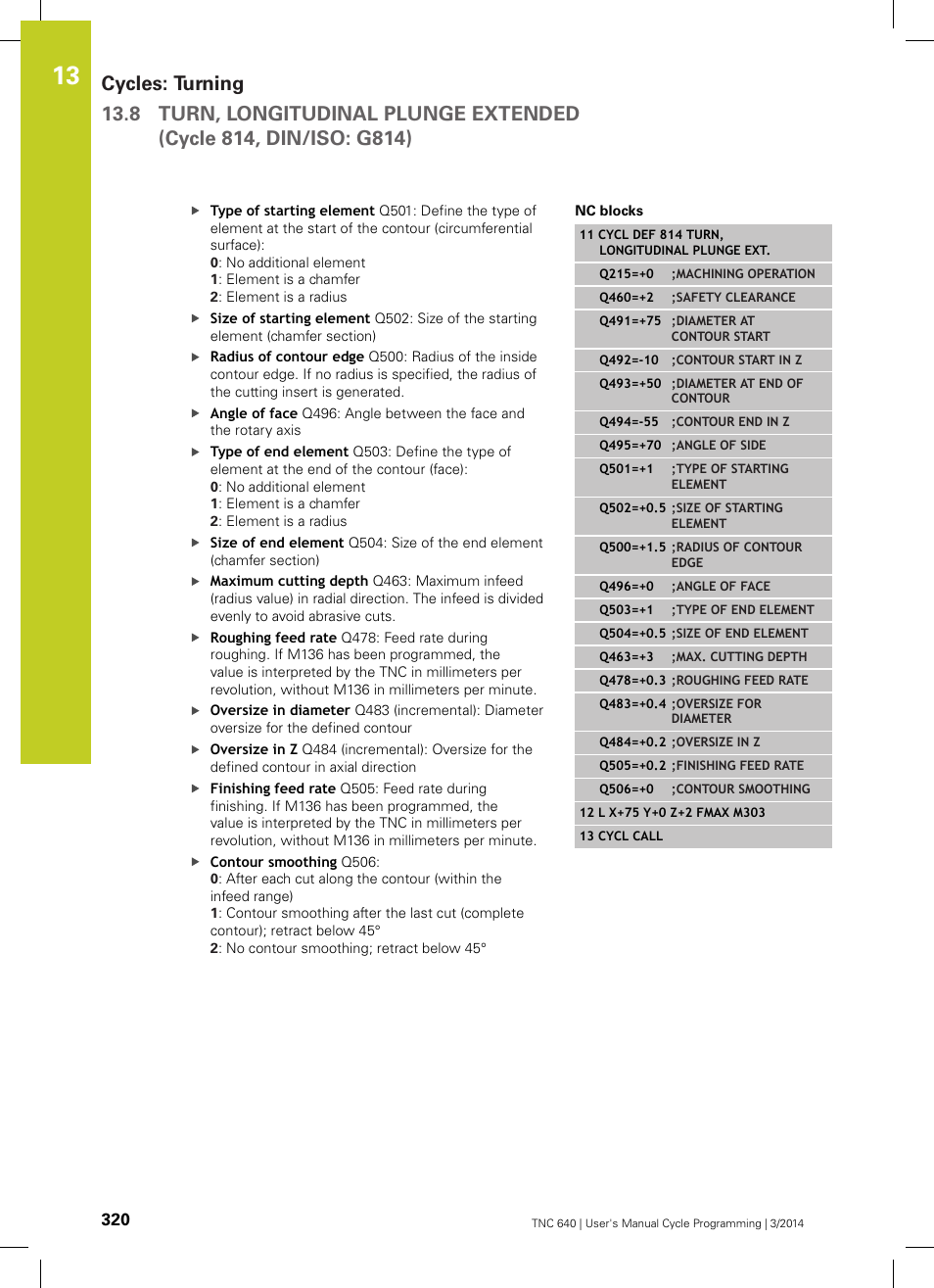 HEIDENHAIN TNC 640 (34059x-04) Cycle programming User Manual | Page 320 / 603