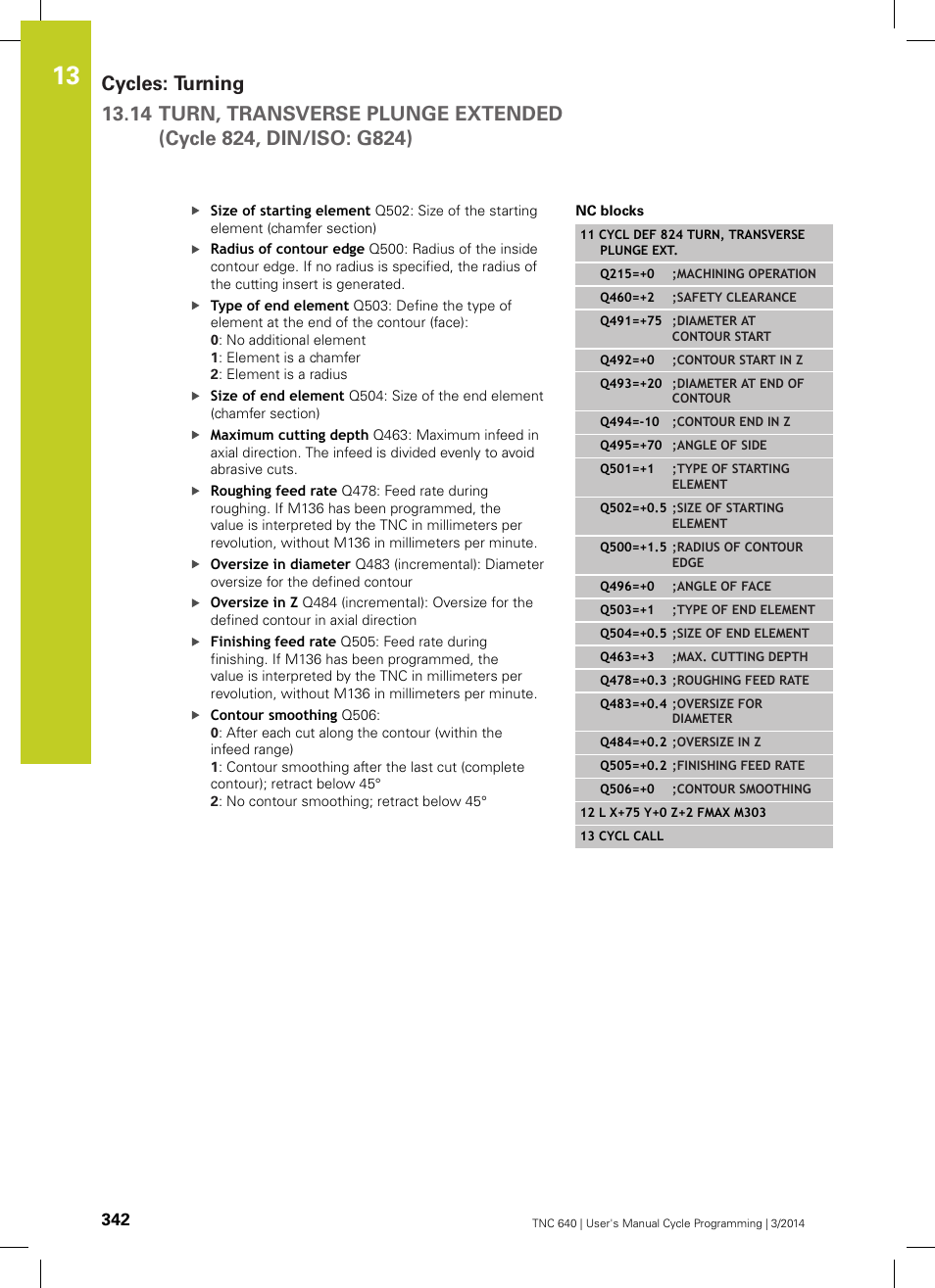 HEIDENHAIN TNC 640 (34059x-04) Cycle programming User Manual | Page 342 / 603