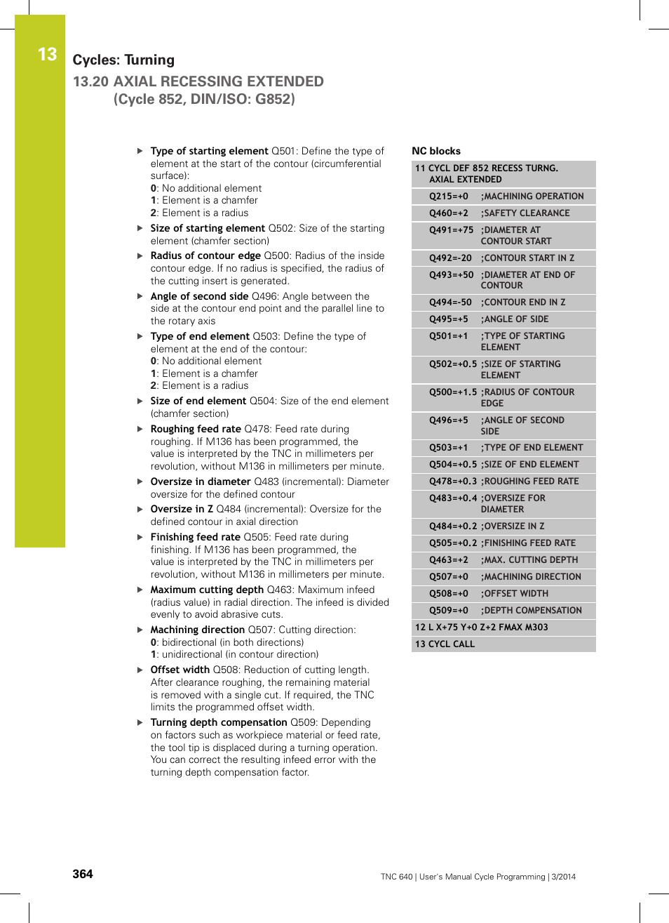 HEIDENHAIN TNC 640 (34059x-04) Cycle programming User Manual | Page 364 / 603