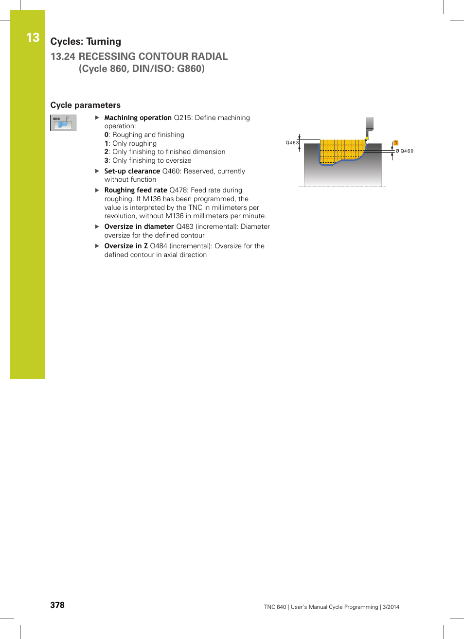 Cycle parameters | HEIDENHAIN TNC 640 (34059x-04) Cycle programming User Manual | Page 378 / 603