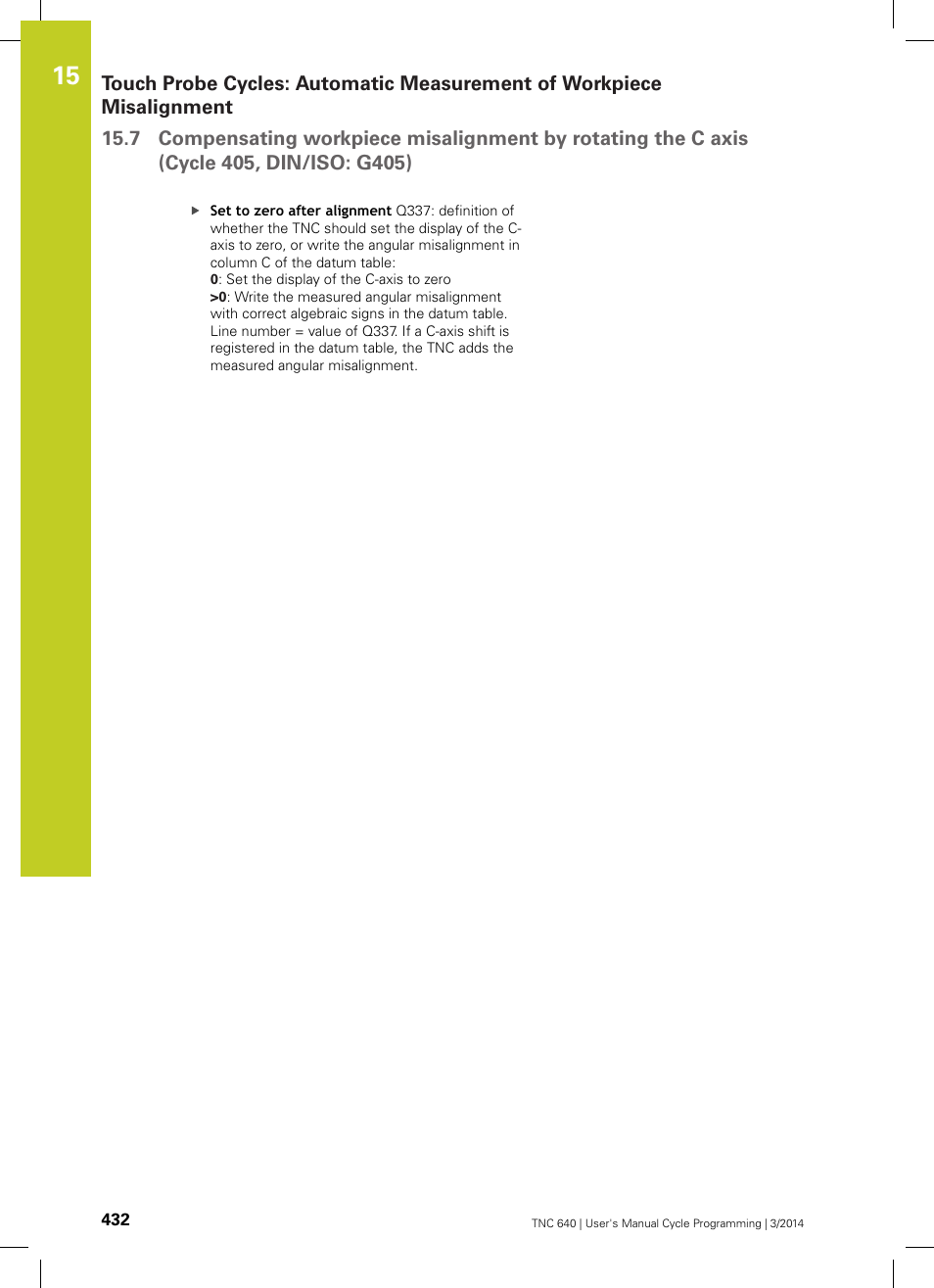 HEIDENHAIN TNC 640 (34059x-04) Cycle programming User Manual | Page 432 / 603