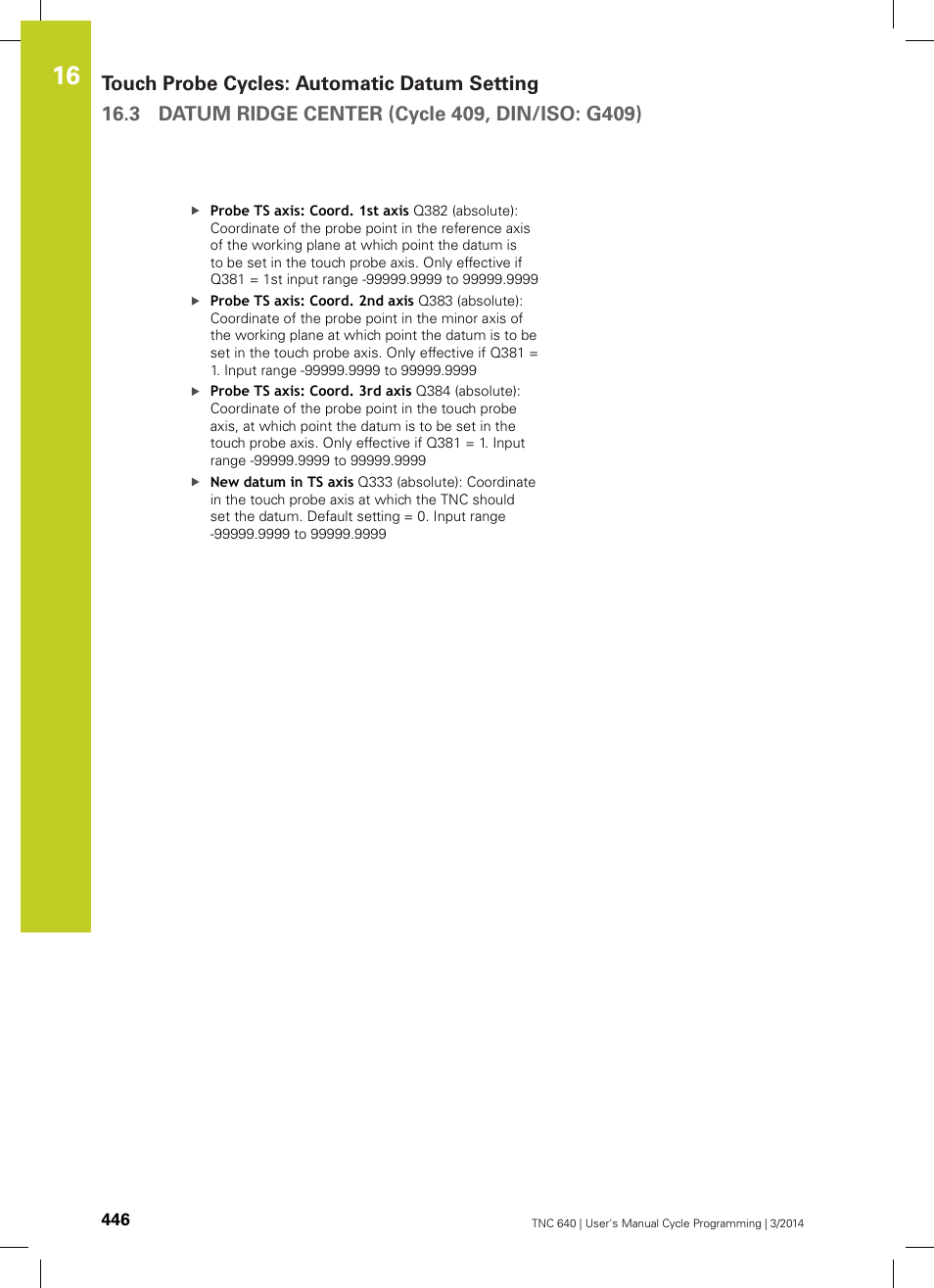 HEIDENHAIN TNC 640 (34059x-04) Cycle programming User Manual | Page 446 / 603
