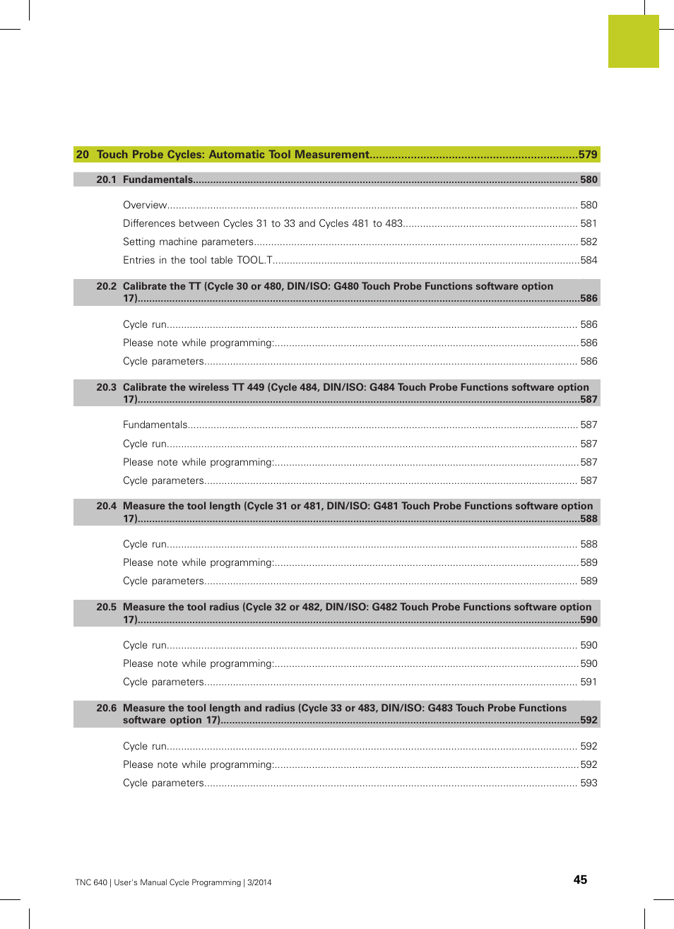 HEIDENHAIN TNC 640 (34059x-04) Cycle programming User Manual | Page 45 / 603
