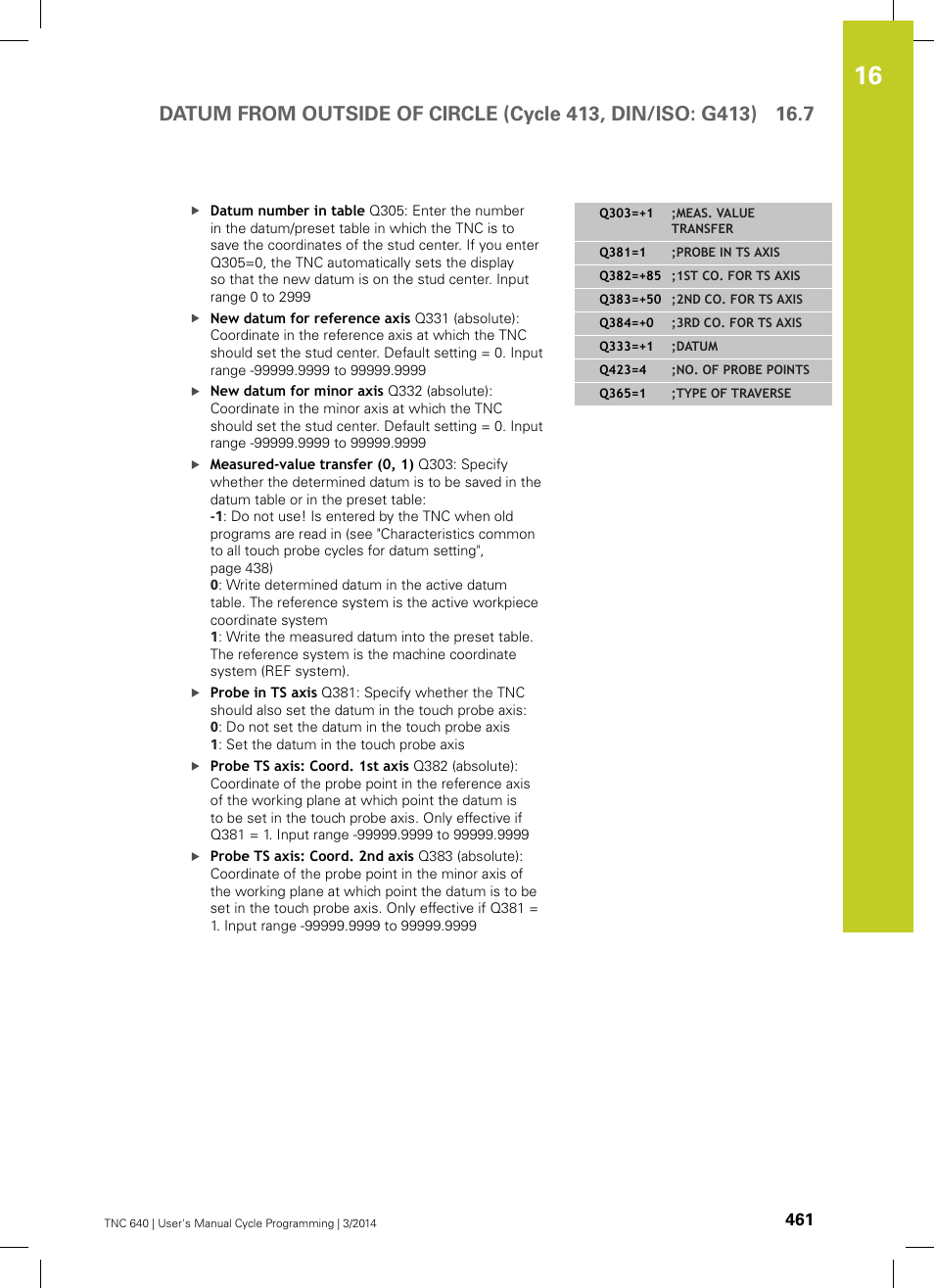 HEIDENHAIN TNC 640 (34059x-04) Cycle programming User Manual | Page 461 / 603