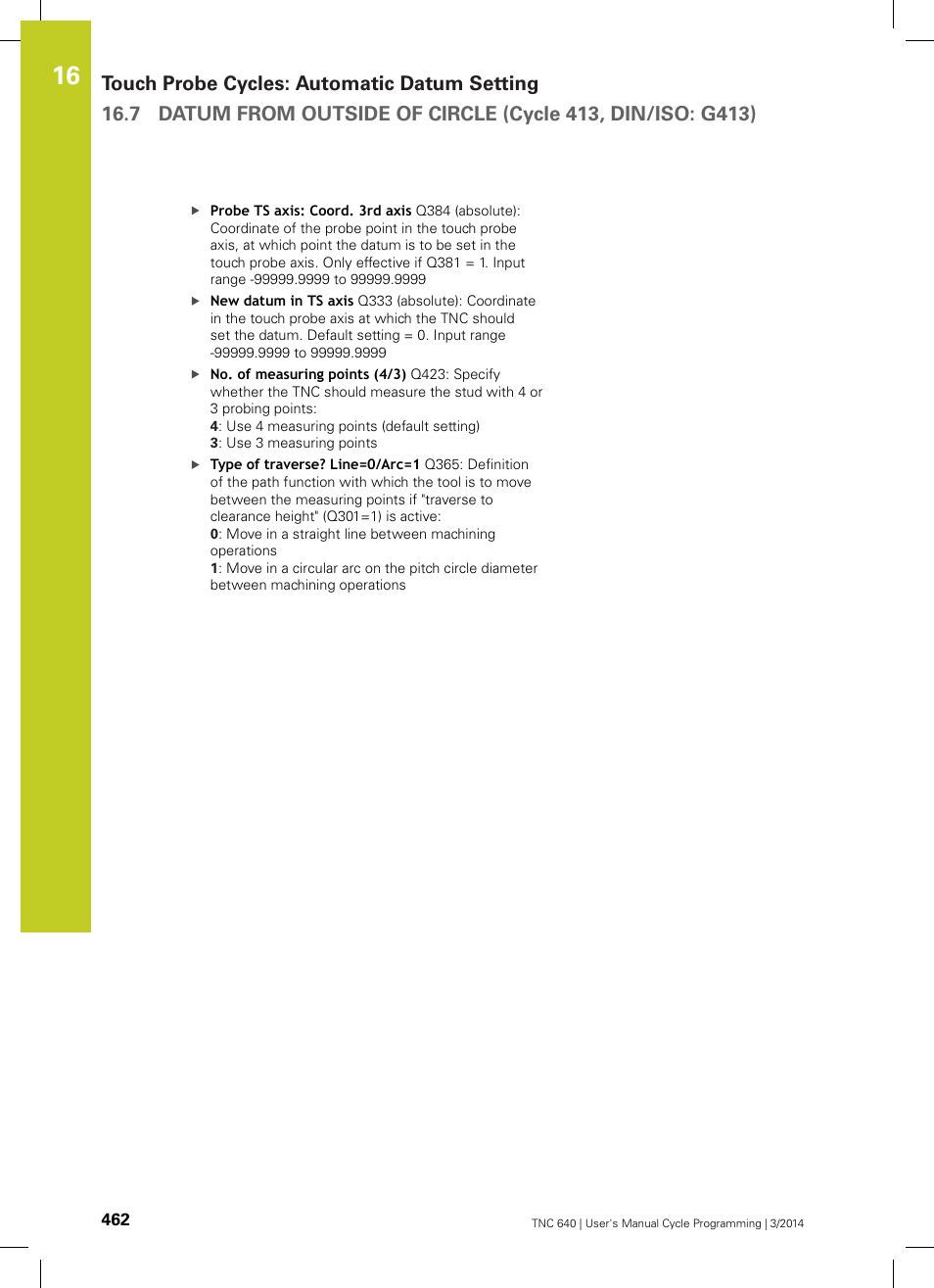 HEIDENHAIN TNC 640 (34059x-04) Cycle programming User Manual | Page 462 / 603