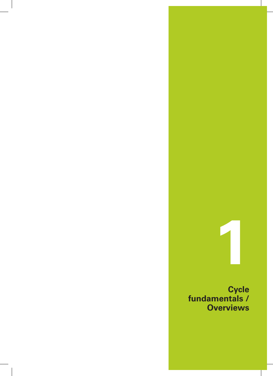 1 cycle fundamentals / overviews, Cycle fundamentals / overviews | HEIDENHAIN TNC 640 (34059x-04) Cycle programming User Manual | Page 47 / 603