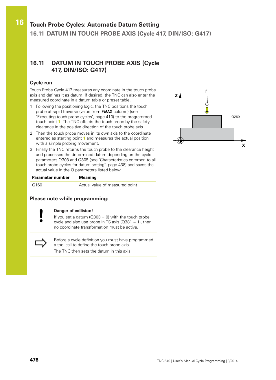 Cycle run, Please note while programming | HEIDENHAIN TNC 640 (34059x-04) Cycle programming User Manual | Page 476 / 603