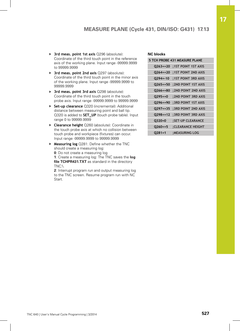 HEIDENHAIN TNC 640 (34059x-04) Cycle programming User Manual | Page 527 / 603