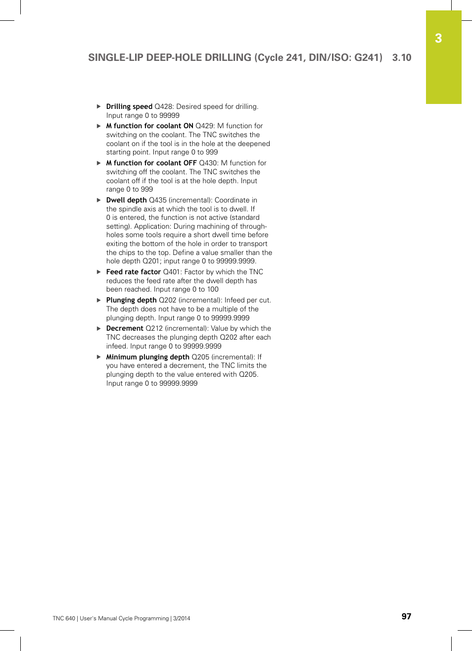 HEIDENHAIN TNC 640 (34059x-04) Cycle programming User Manual | Page 97 / 603
