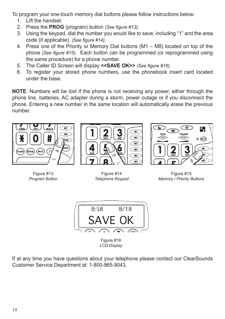 ClearSounds 40XLC User Manual | Page 14 / 36
