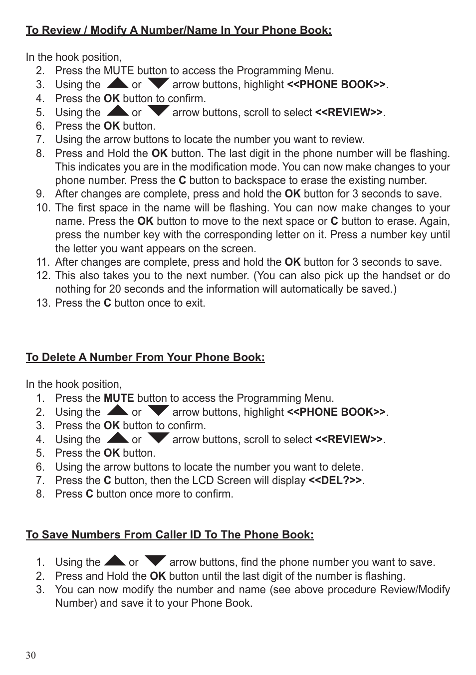 ClearSounds 40XLC User Manual | Page 30 / 36