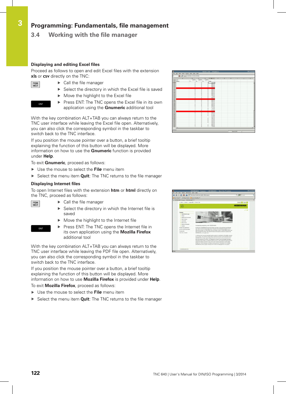 HEIDENHAIN TNC 640 (34059x-04) ISO programming User Manual | Page 122 / 645