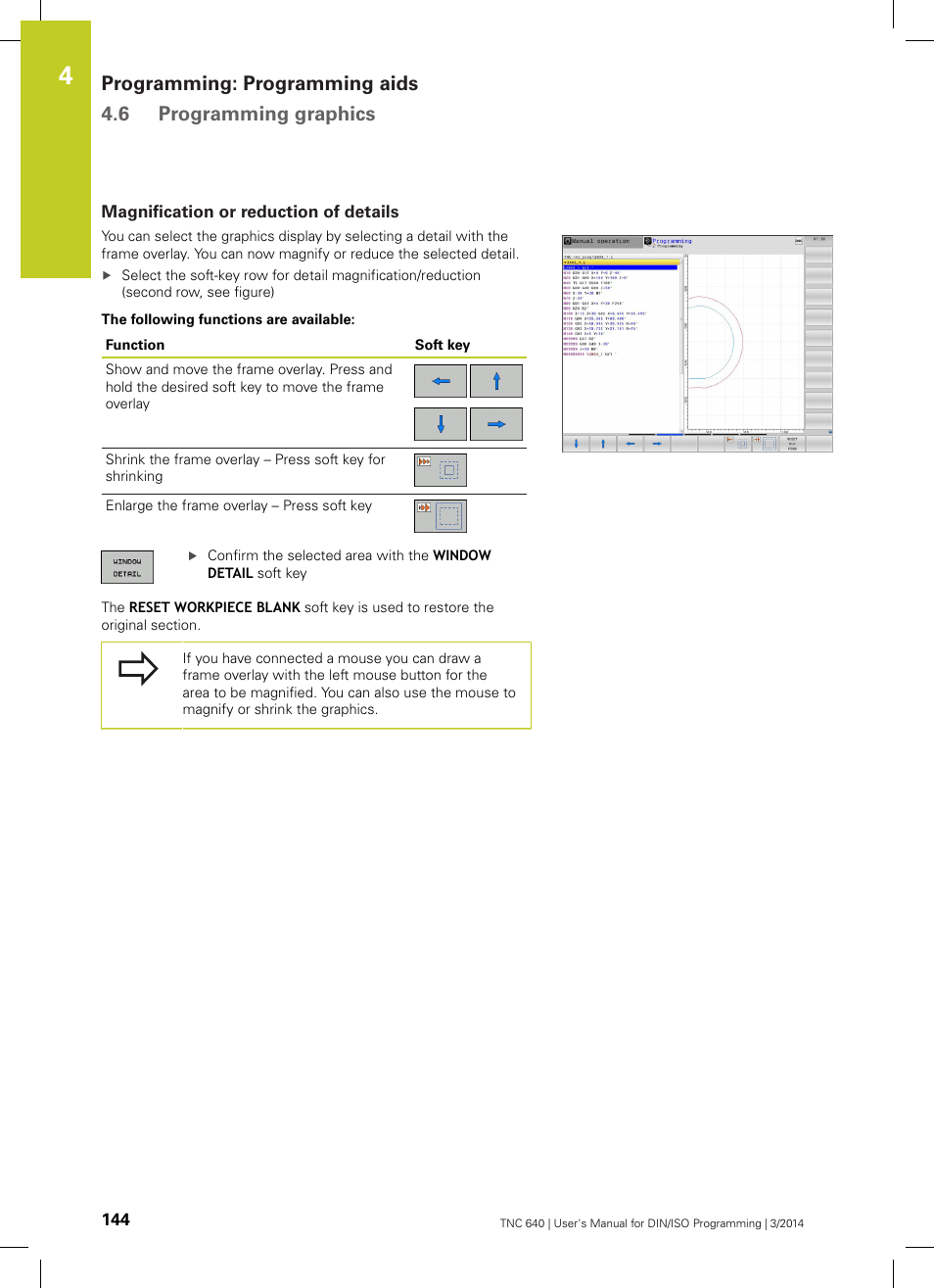 Magnification or reduction of details | HEIDENHAIN TNC 640 (34059x-04) ISO programming User Manual | Page 144 / 645