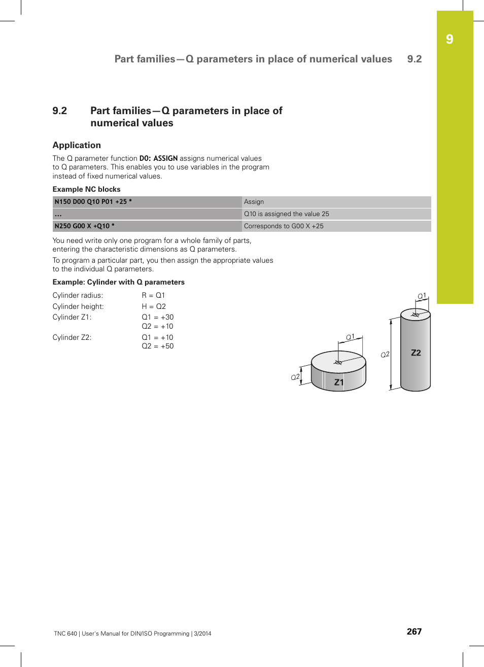 Application | HEIDENHAIN TNC 640 (34059x-04) ISO programming User Manual | Page 267 / 645