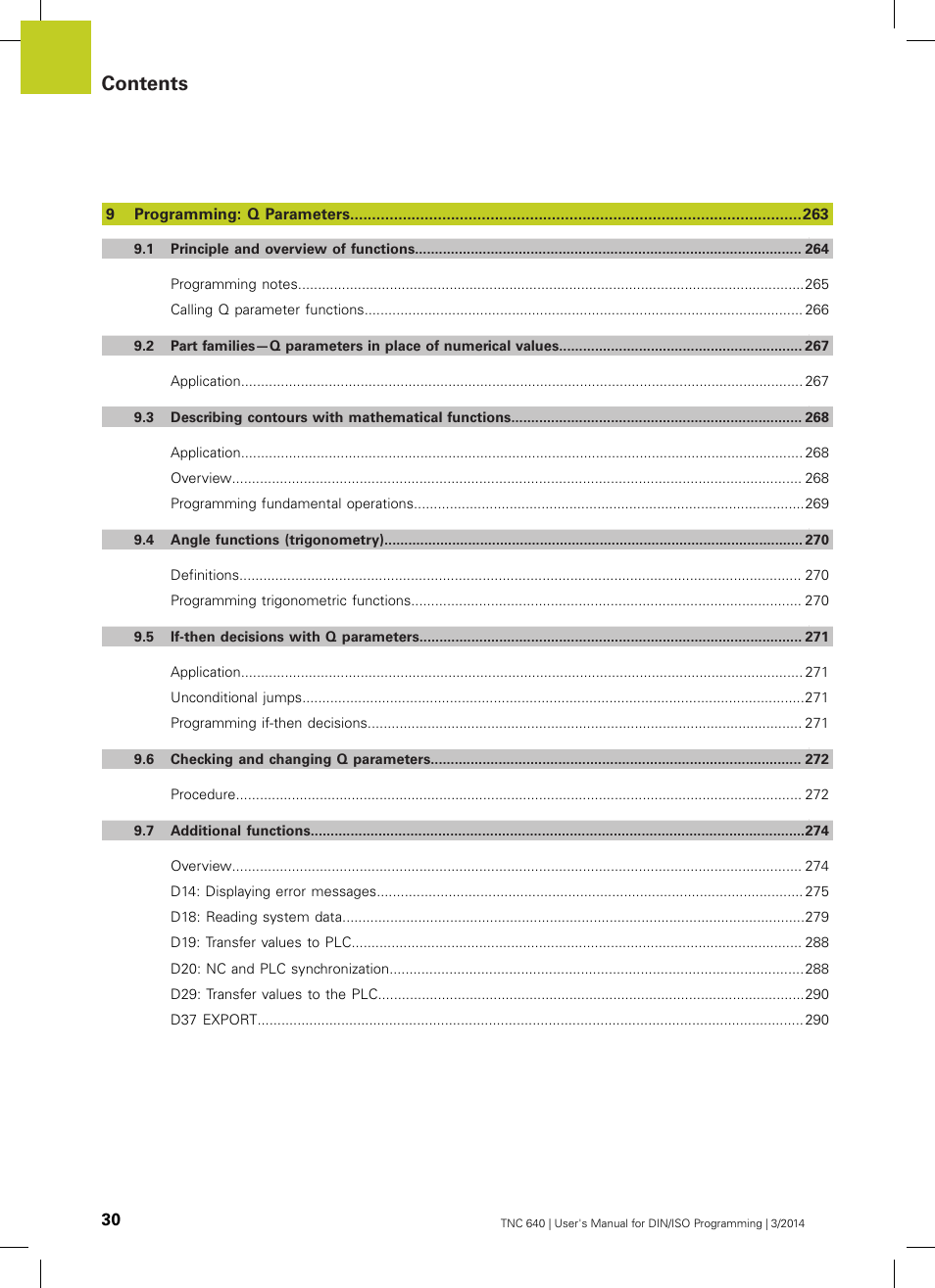 HEIDENHAIN TNC 640 (34059x-04) ISO programming User Manual | Page 30 / 645