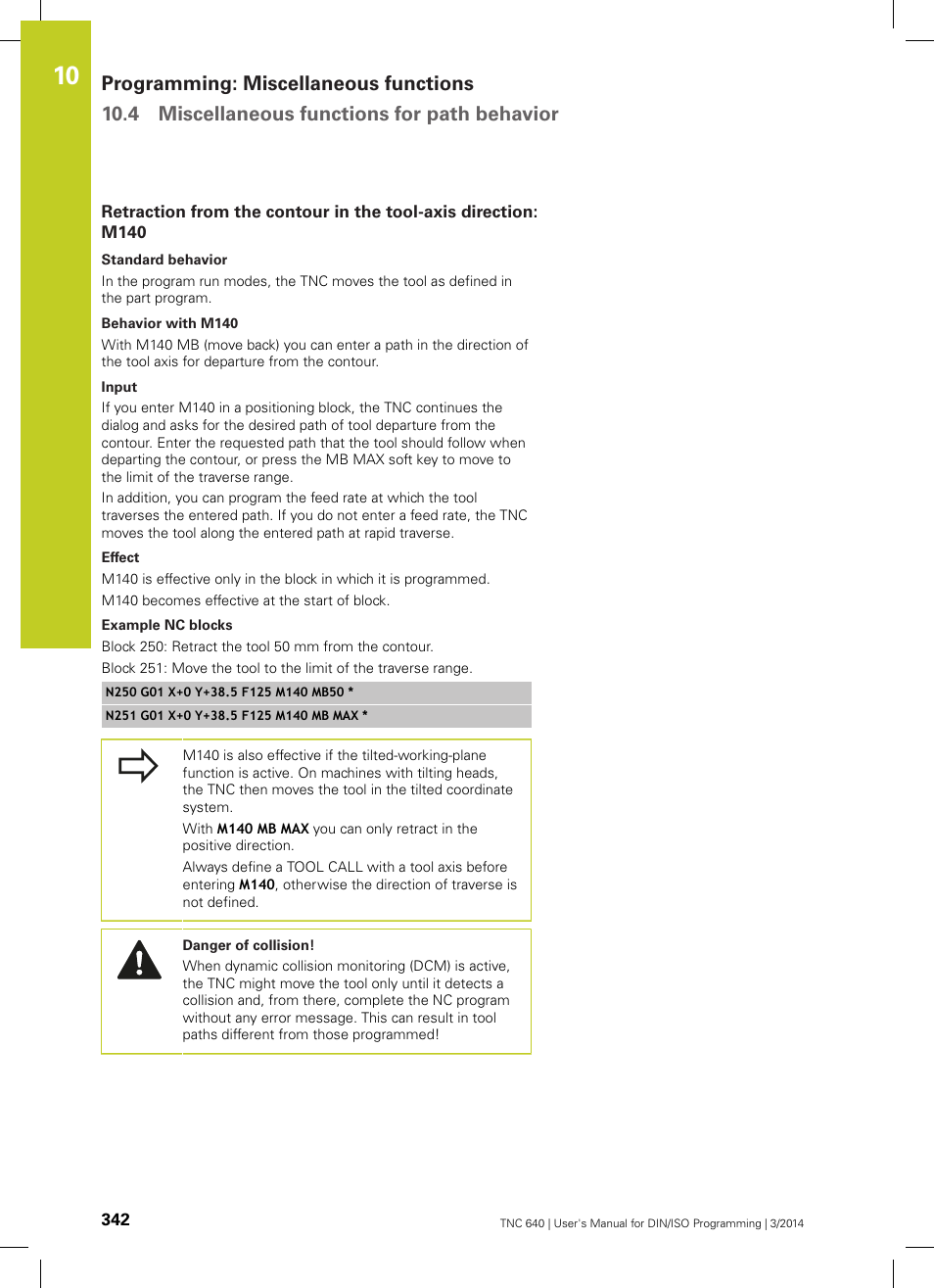 HEIDENHAIN TNC 640 (34059x-04) ISO programming User Manual | Page 342 / 645