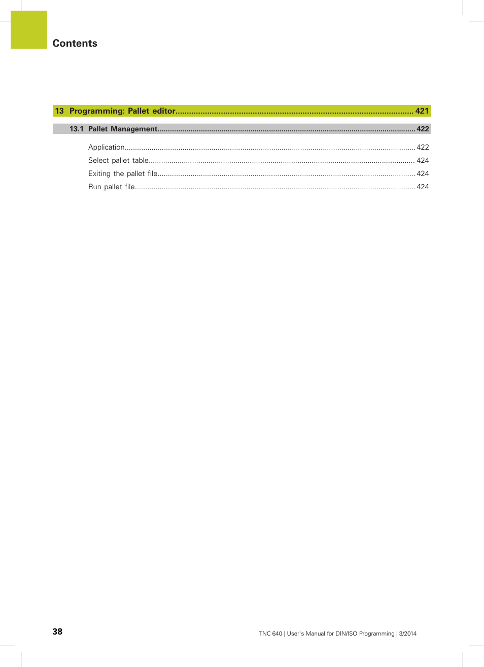 HEIDENHAIN TNC 640 (34059x-04) ISO programming User Manual | Page 38 / 645