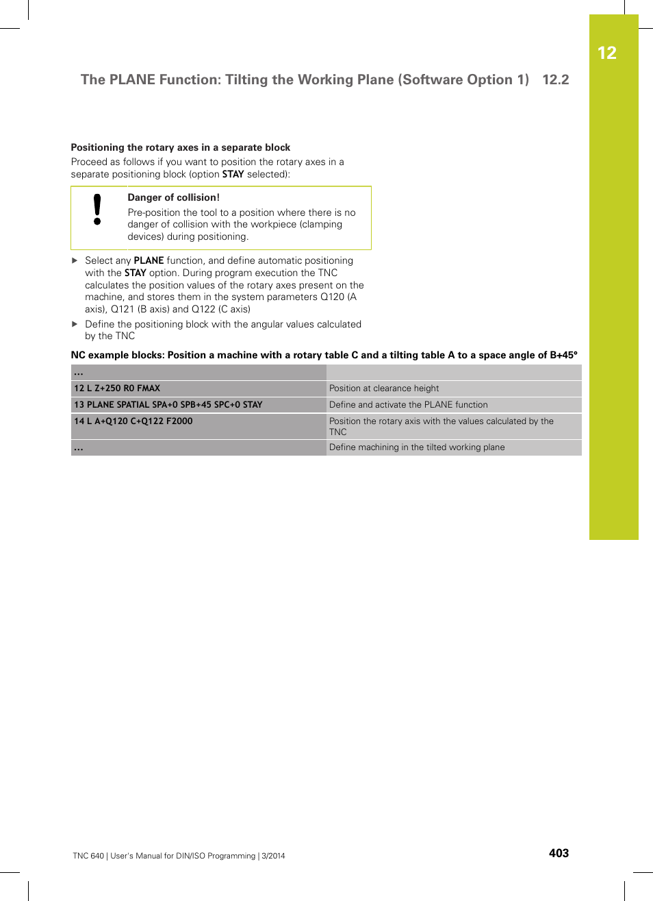 HEIDENHAIN TNC 640 (34059x-04) ISO programming User Manual | Page 403 / 645