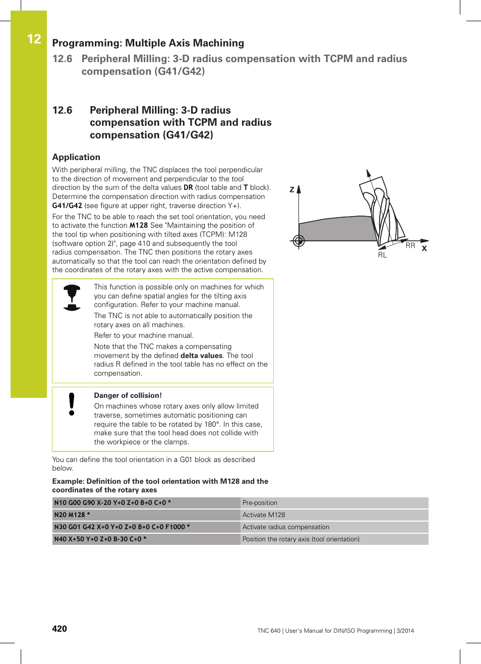 Application | HEIDENHAIN TNC 640 (34059x-04) ISO programming User Manual | Page 420 / 645
