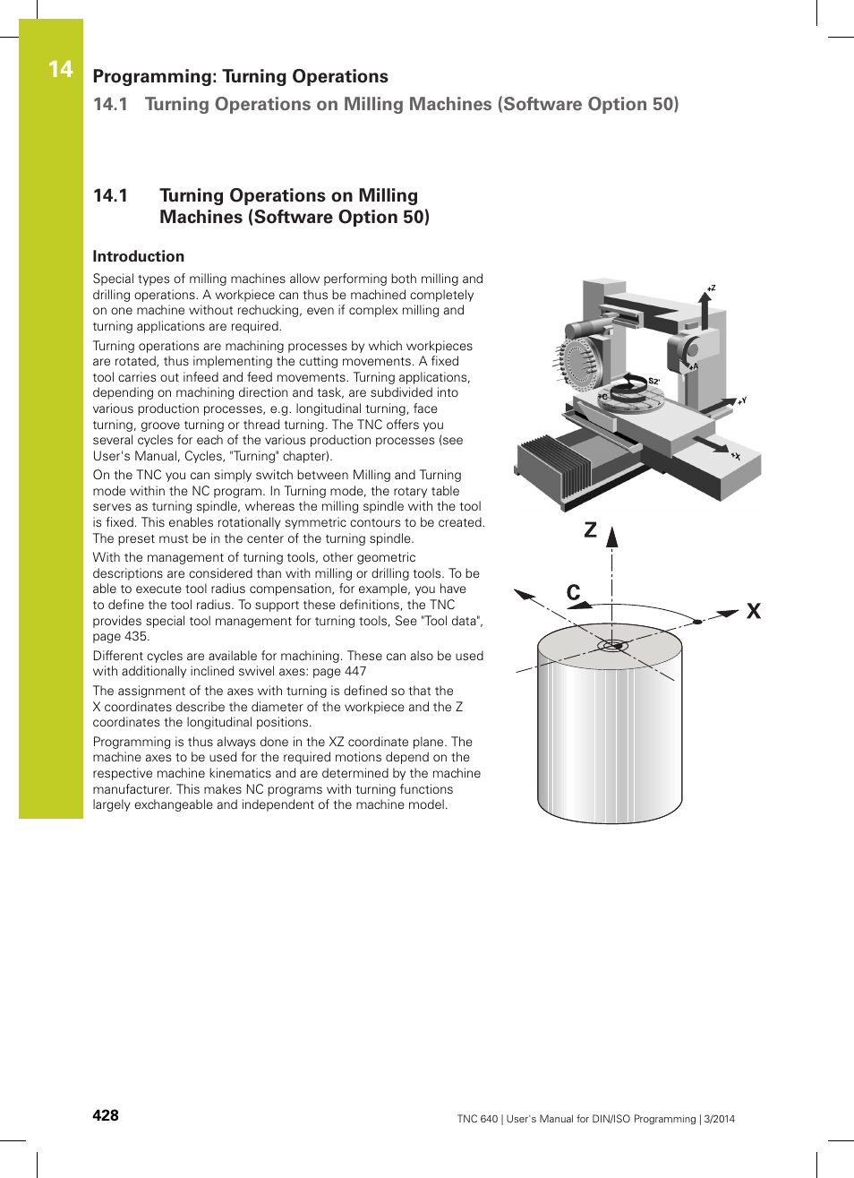 Introduction | HEIDENHAIN TNC 640 (34059x-04) ISO programming User Manual | Page 428 / 645