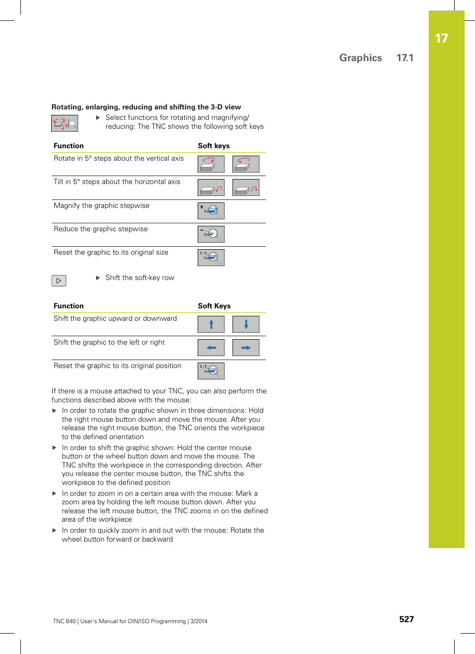 Graphics 17.1 | HEIDENHAIN TNC 640 (34059x-04) ISO programming User Manual | Page 527 / 645