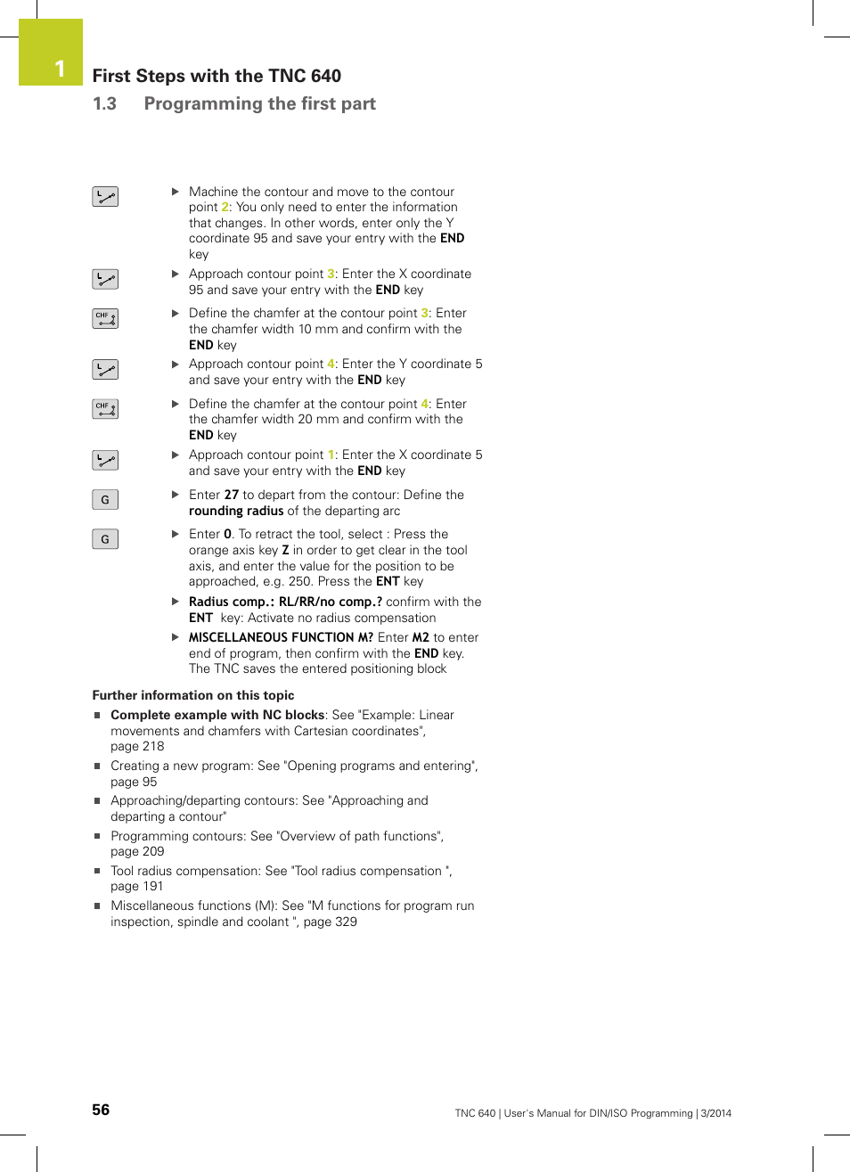 HEIDENHAIN TNC 640 (34059x-04) ISO programming User Manual | Page 56 / 645