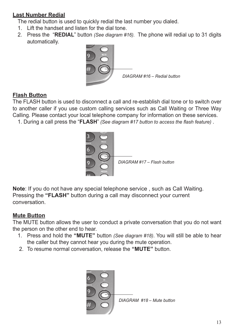 ClearSounds CL1100 User Manual | Page 13 / 18