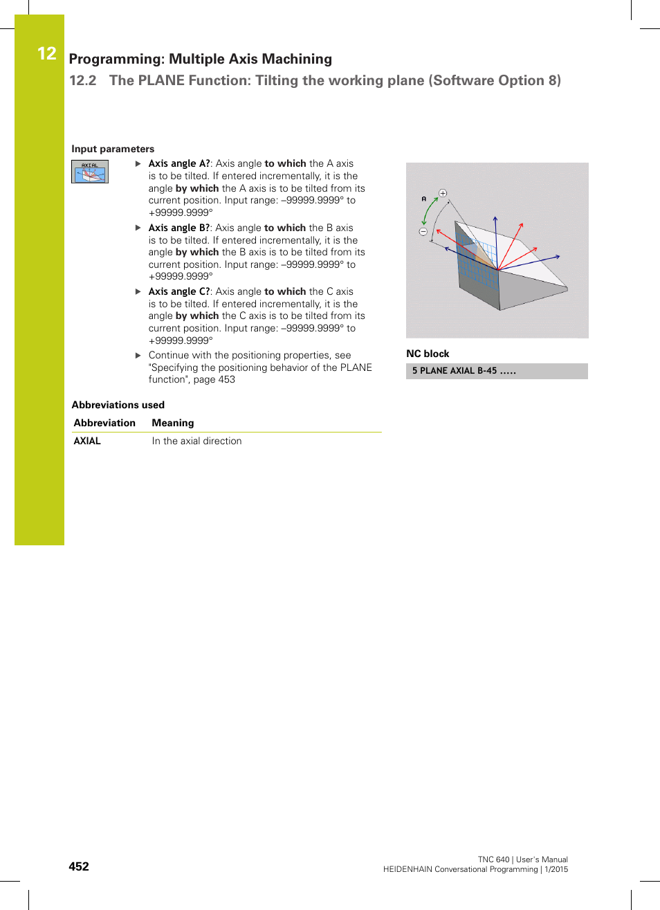 HEIDENHAIN TNC 640 (34059x-05) User Manual | Page 452 / 707