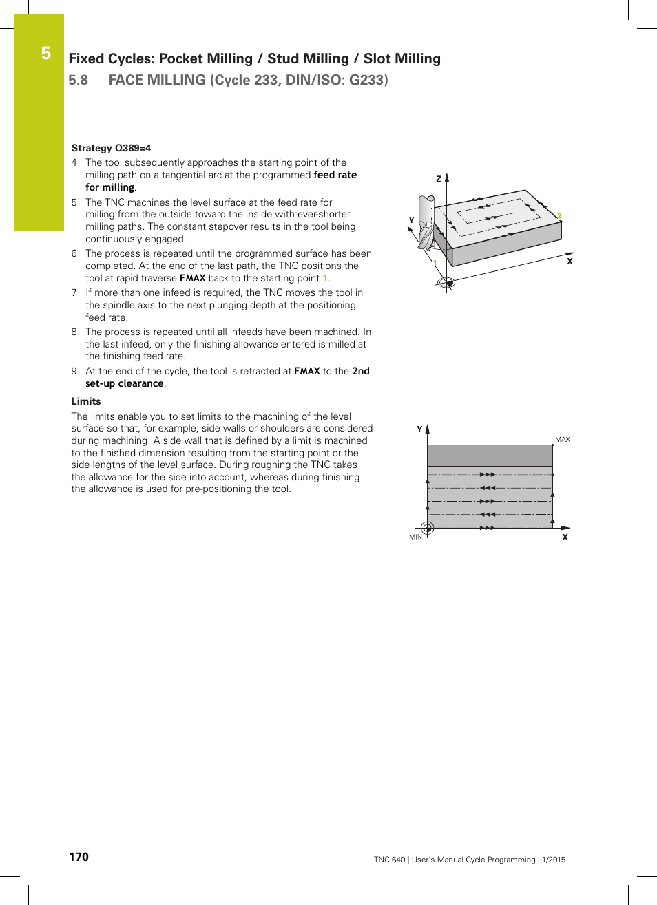 HEIDENHAIN TNC 640 (34059x-05) Cycle programming User Manual | Page 170 / 635
