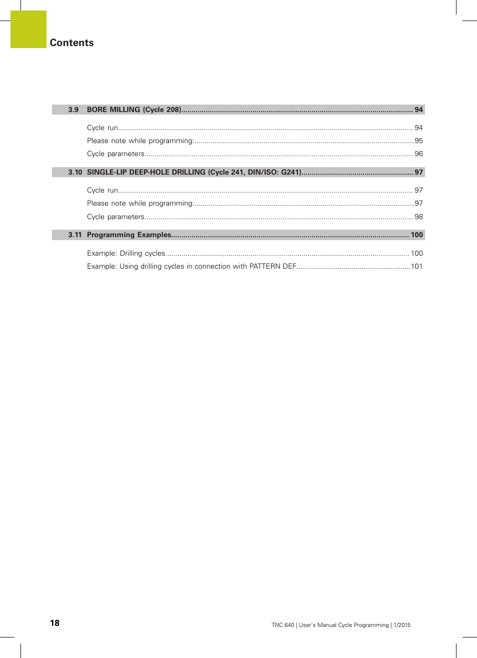 HEIDENHAIN TNC 640 (34059x-05) Cycle programming User Manual | Page 18 / 635