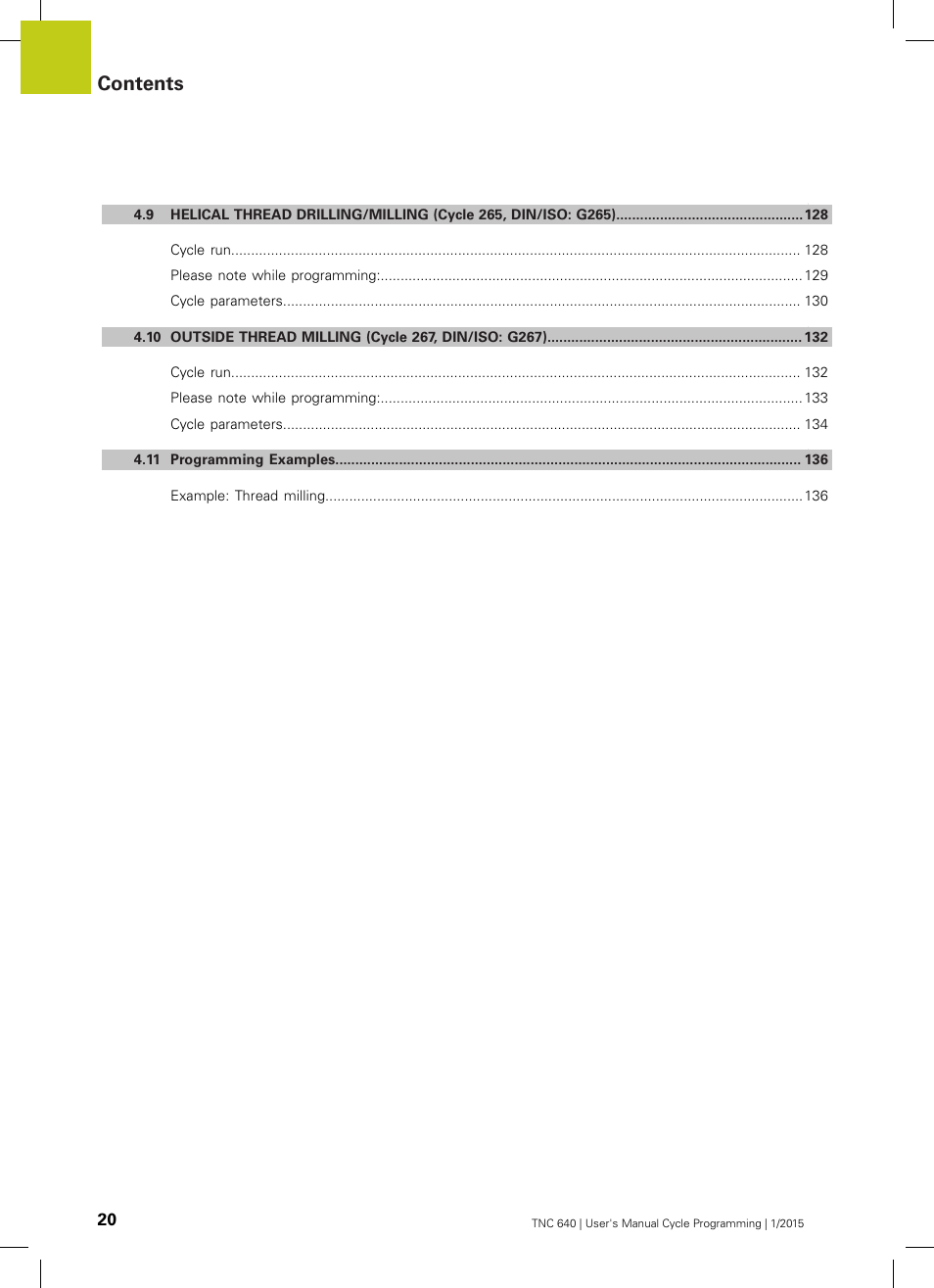 HEIDENHAIN TNC 640 (34059x-05) Cycle programming User Manual | Page 20 / 635