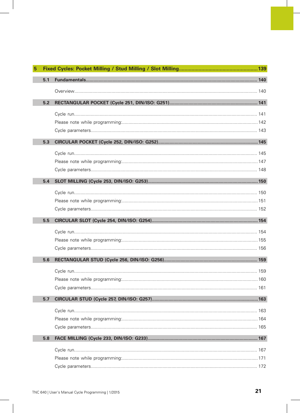 HEIDENHAIN TNC 640 (34059x-05) Cycle programming User Manual | Page 21 / 635