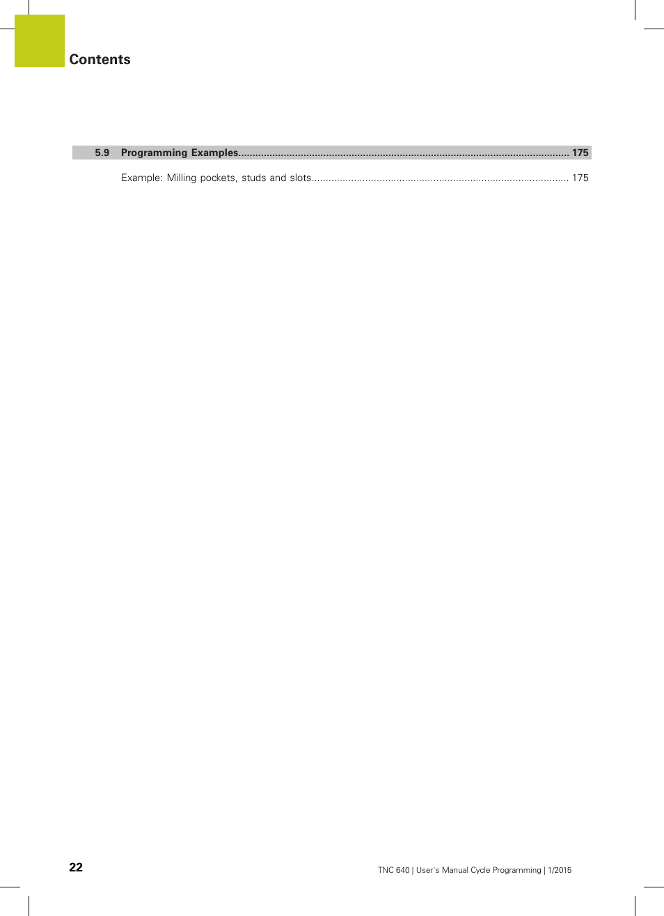 HEIDENHAIN TNC 640 (34059x-05) Cycle programming User Manual | Page 22 / 635