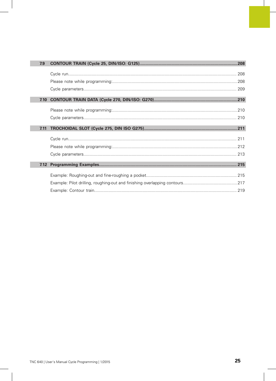 HEIDENHAIN TNC 640 (34059x-05) Cycle programming User Manual | Page 25 / 635