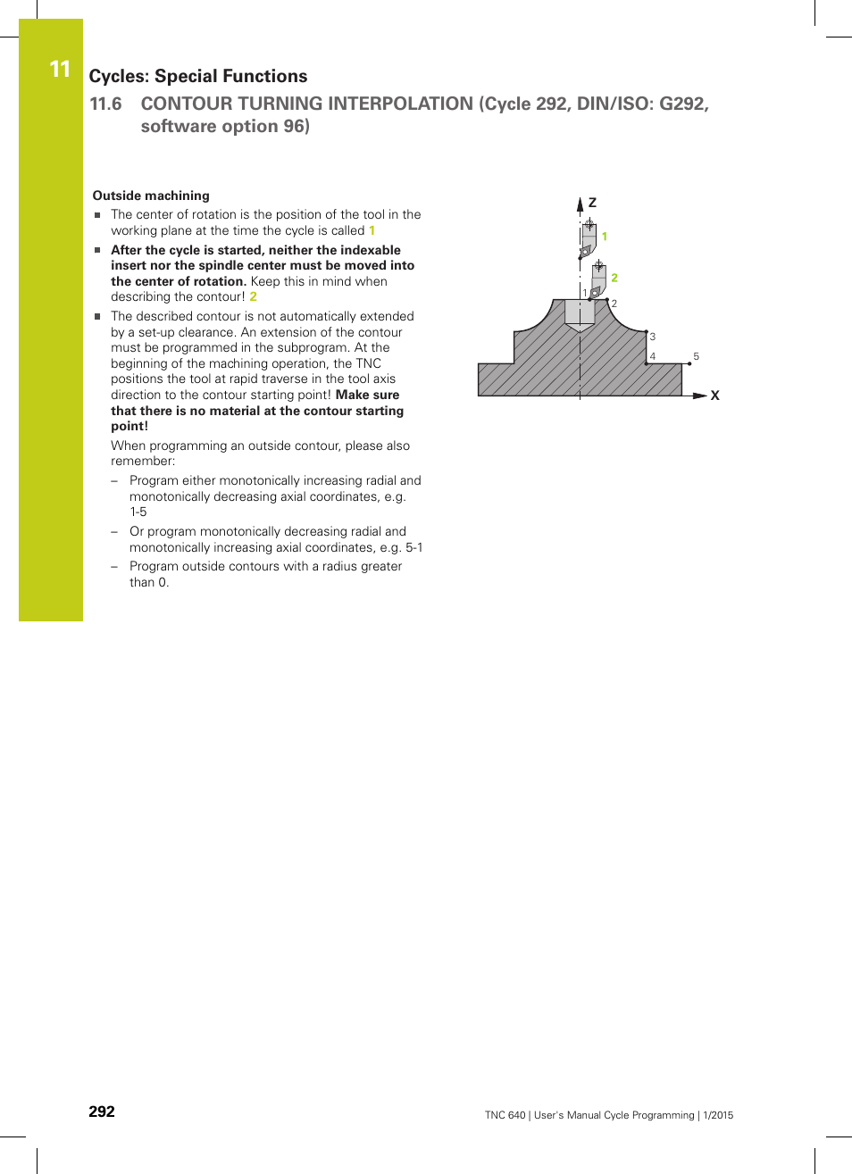 HEIDENHAIN TNC 640 (34059x-05) Cycle programming User Manual | Page 292 / 635