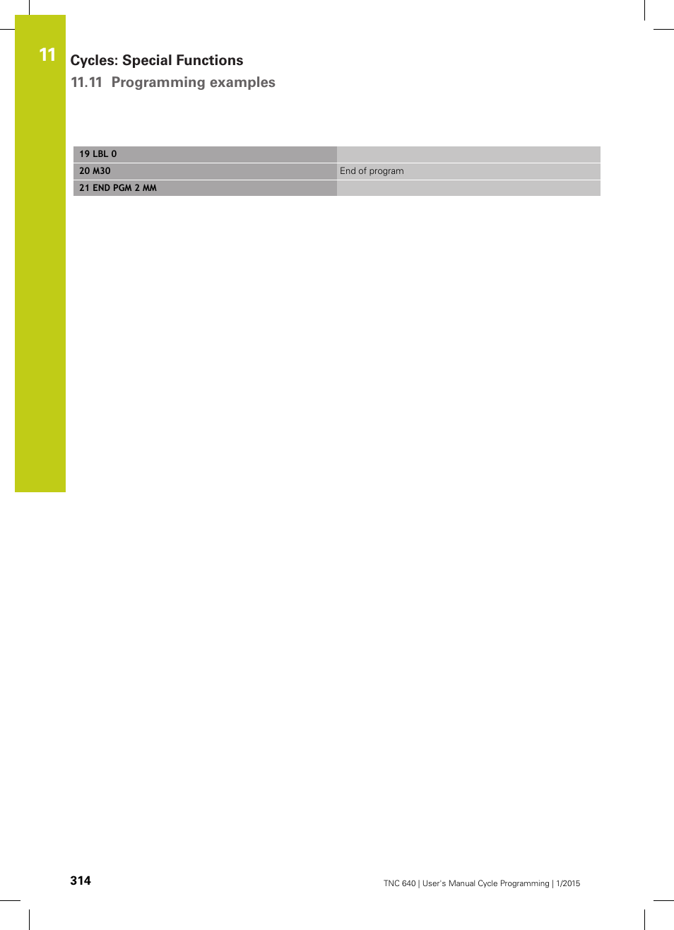 HEIDENHAIN TNC 640 (34059x-05) Cycle programming User Manual | Page 314 / 635