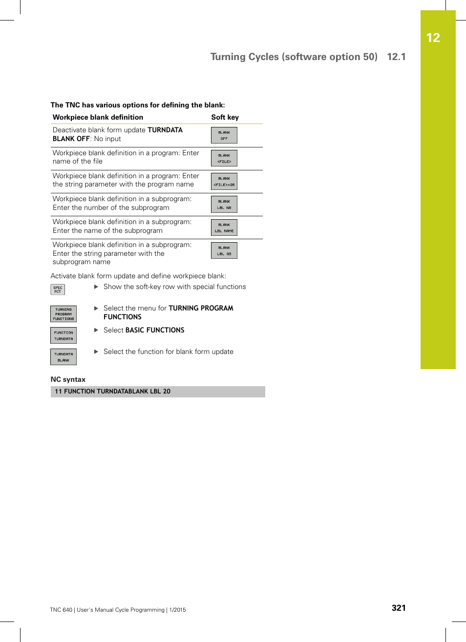 HEIDENHAIN TNC 640 (34059x-05) Cycle programming User Manual | Page 321 / 635