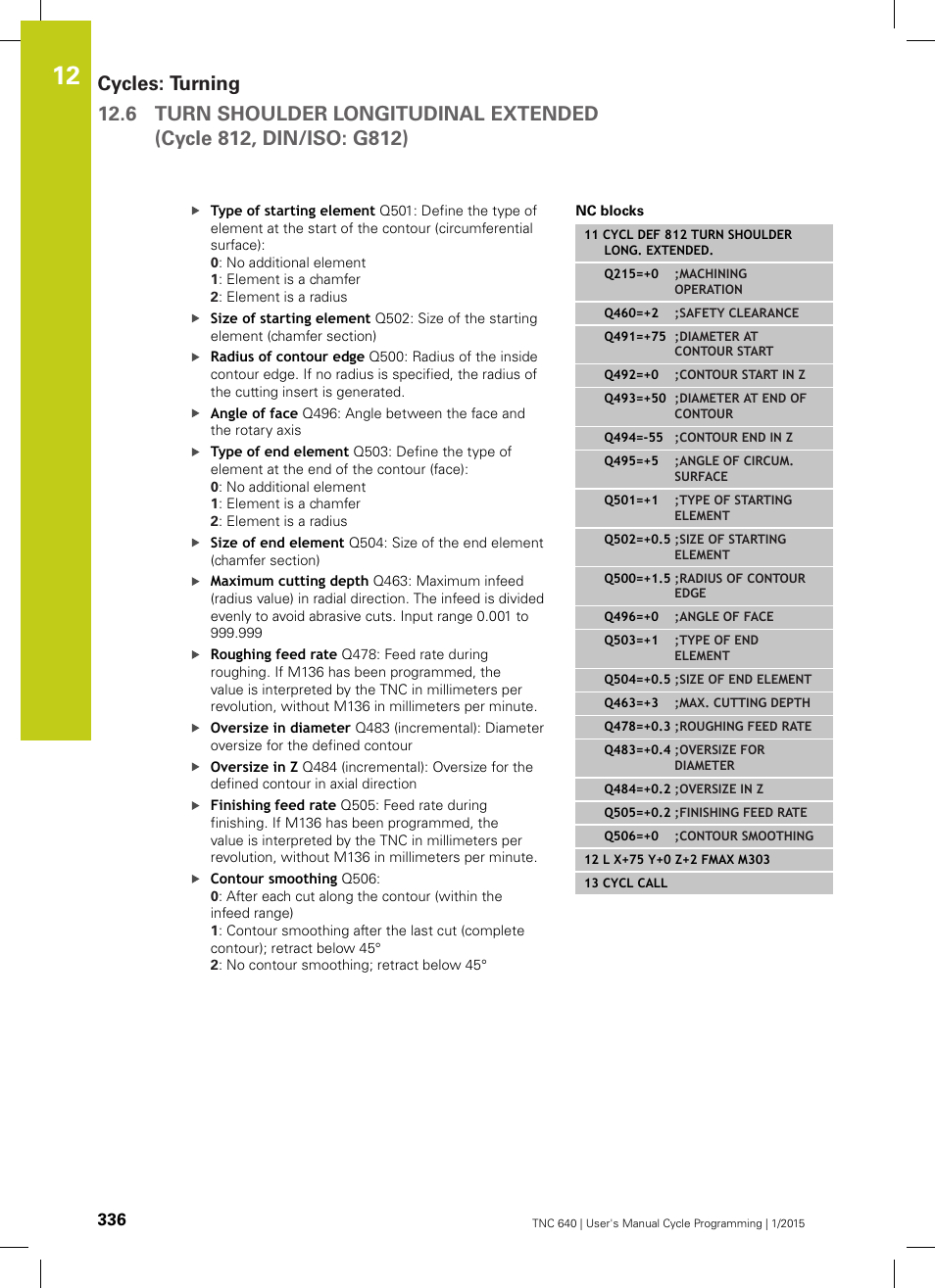 HEIDENHAIN TNC 640 (34059x-05) Cycle programming User Manual | Page 336 / 635