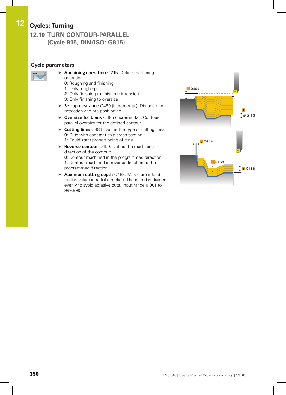 Cycle parameters | HEIDENHAIN TNC 640 (34059x-05) Cycle programming User Manual | Page 350 / 635