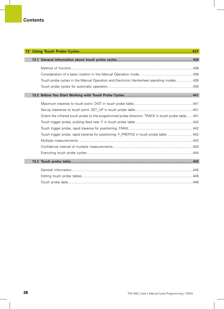 HEIDENHAIN TNC 640 (34059x-05) Cycle programming User Manual | Page 38 / 635