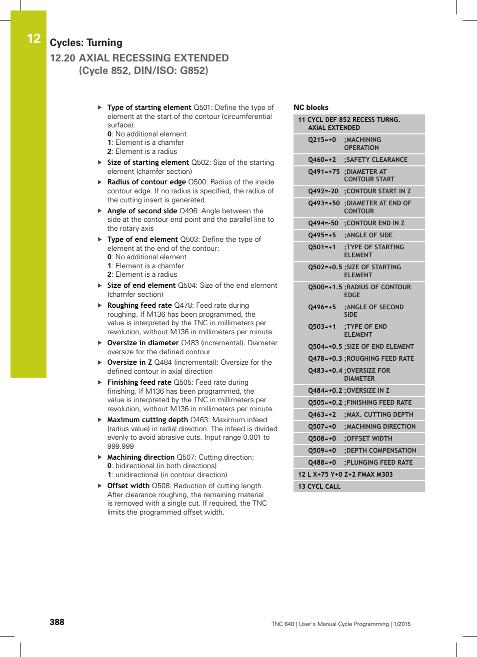 HEIDENHAIN TNC 640 (34059x-05) Cycle programming User Manual | Page 388 / 635