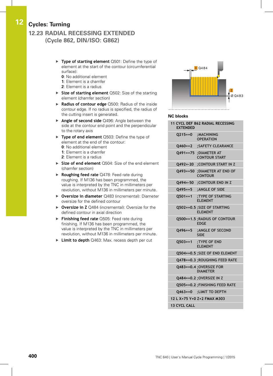 HEIDENHAIN TNC 640 (34059x-05) Cycle programming User Manual | Page 400 / 635