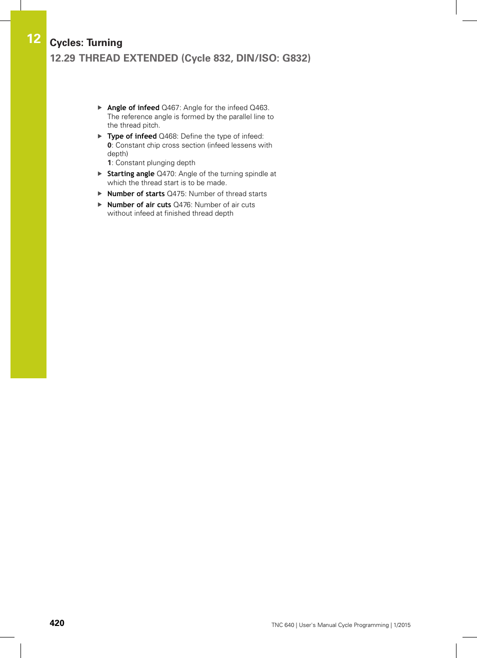HEIDENHAIN TNC 640 (34059x-05) Cycle programming User Manual | Page 420 / 635