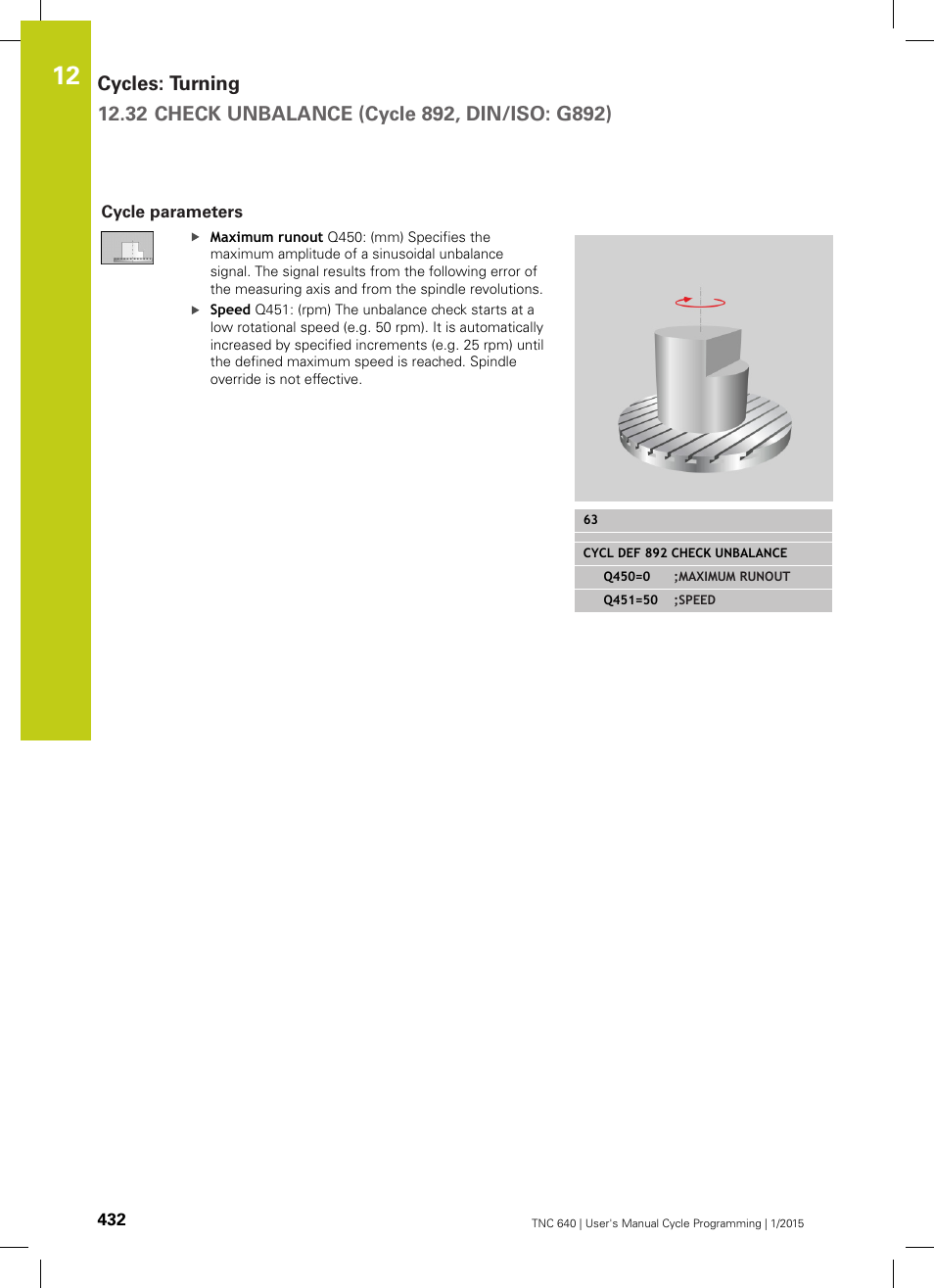 Cycle parameters | HEIDENHAIN TNC 640 (34059x-05) Cycle programming User Manual | Page 432 / 635