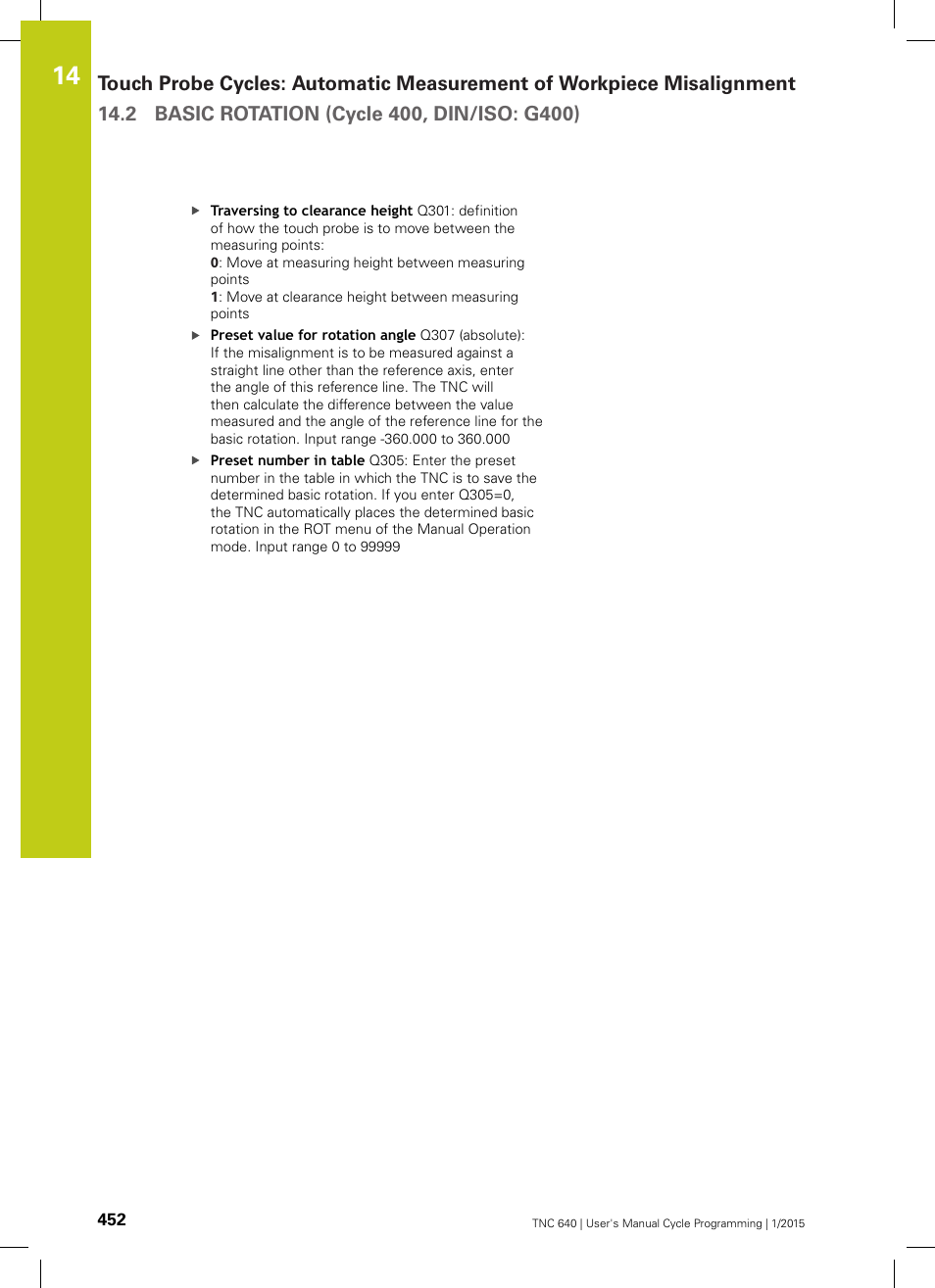 HEIDENHAIN TNC 640 (34059x-05) Cycle programming User Manual | Page 452 / 635