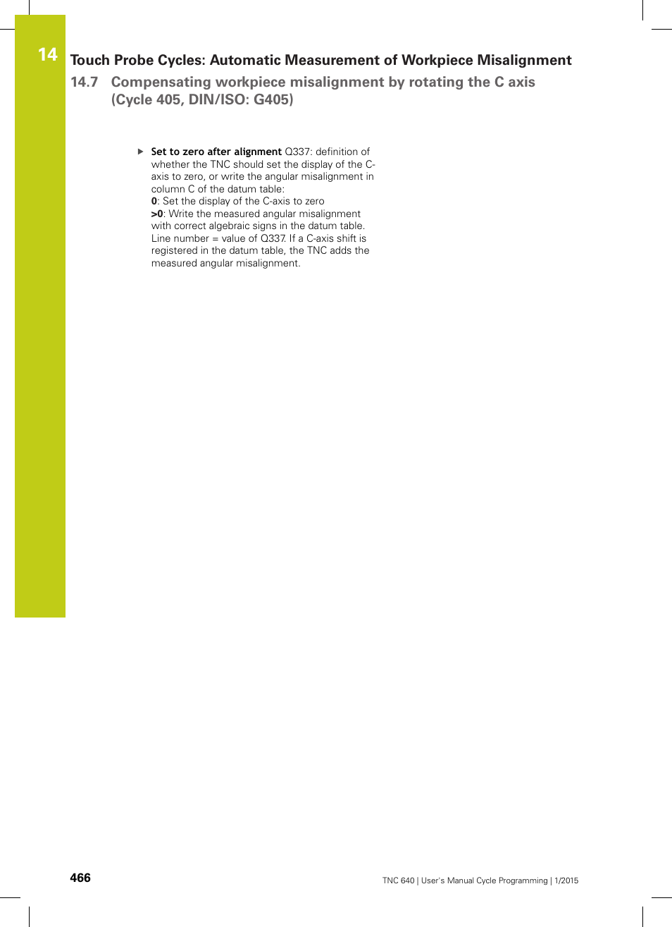 HEIDENHAIN TNC 640 (34059x-05) Cycle programming User Manual | Page 466 / 635