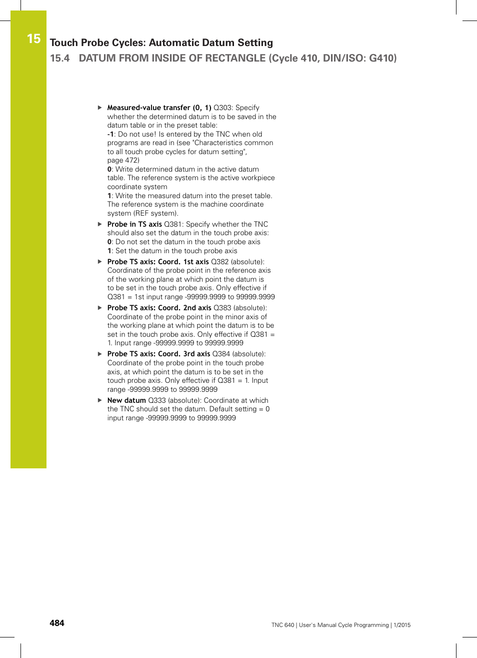 HEIDENHAIN TNC 640 (34059x-05) Cycle programming User Manual | Page 484 / 635