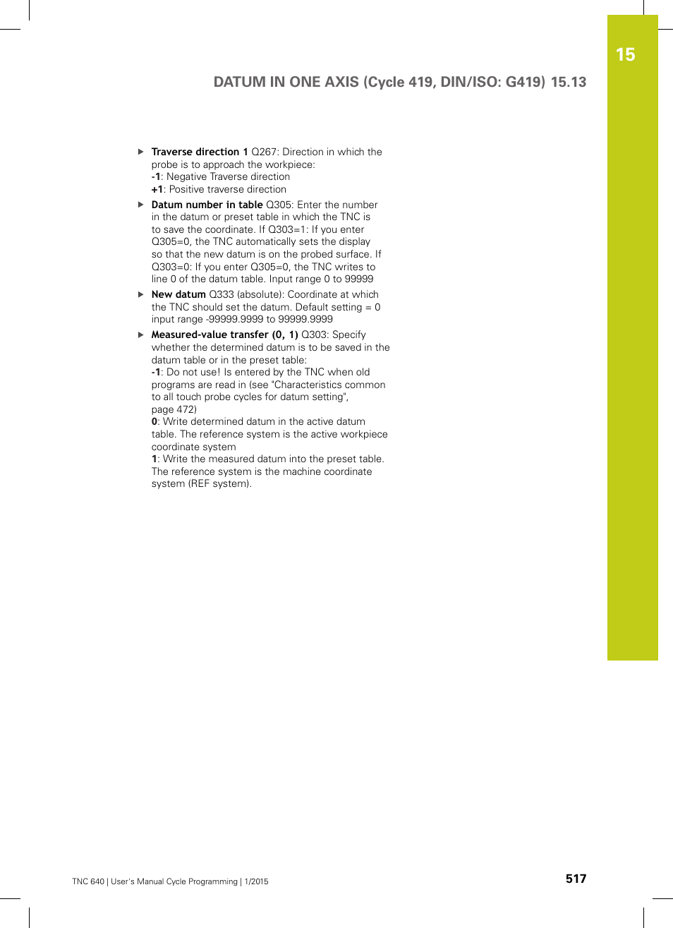 HEIDENHAIN TNC 640 (34059x-05) Cycle programming User Manual | Page 517 / 635